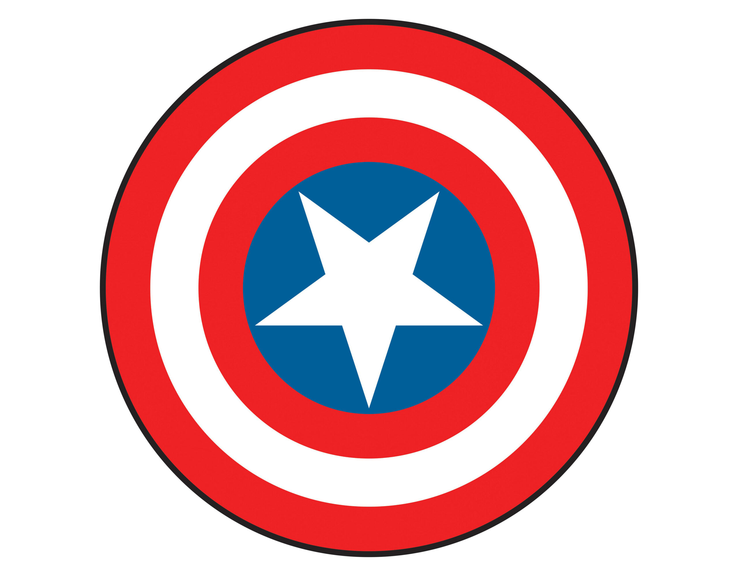 Captain America Shield icon Logo Deisgn 