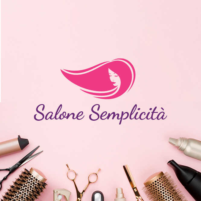 Esempio di logo personalizzato per un salone di bellezza