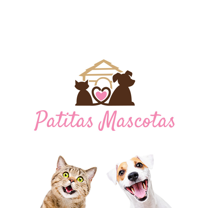 Ejemplo de logotipo personalizado para el cuidado de mascotas