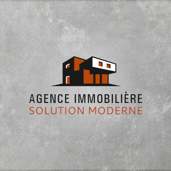 Exemple de logo personnalisé pour l'immobilier